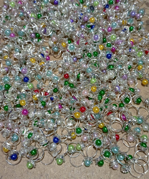 Кольцо металл жемчуг